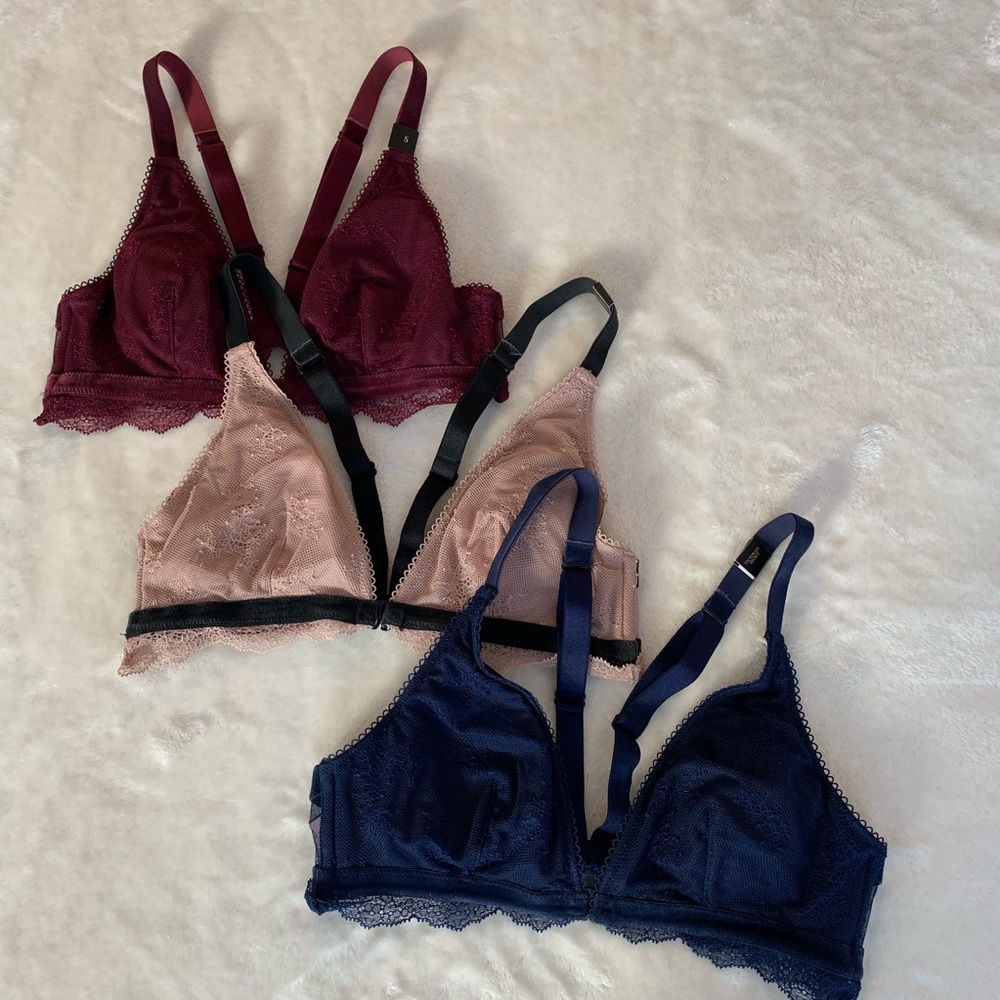 **SOLD** NWT Victoria’s Secret Lounge 3-Bra Bundle